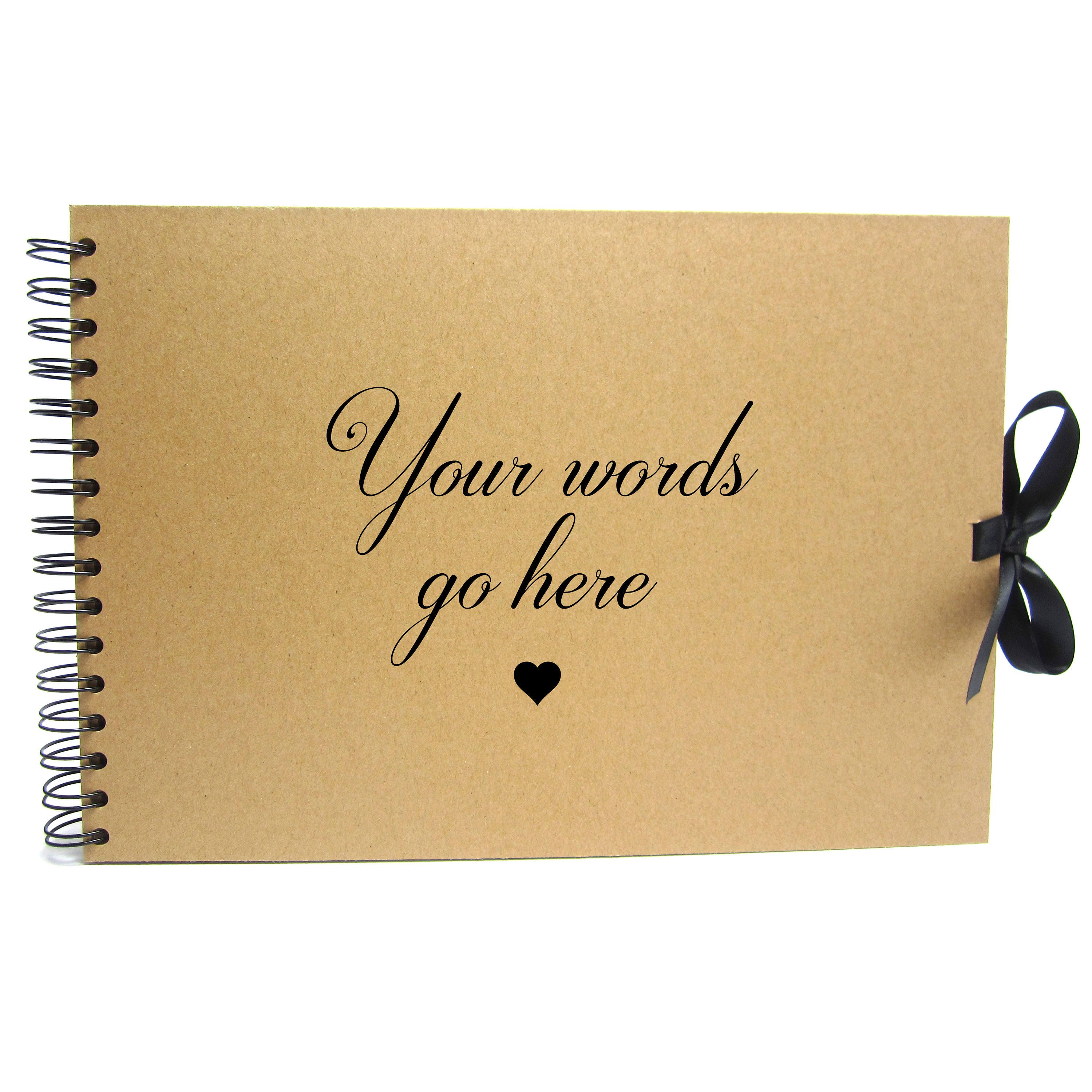 Personalised Landscape Scrapbook A3 A4 A5 Photo Album Guest