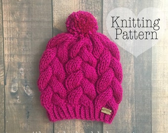 KNITTING PATTERN: Braided cable beanie