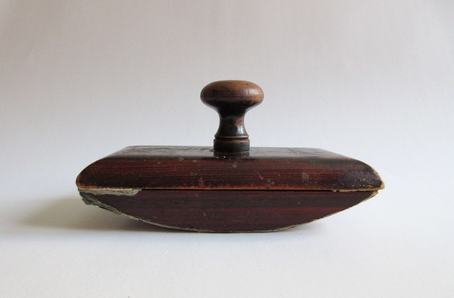 antique wooden rocker ink blotter