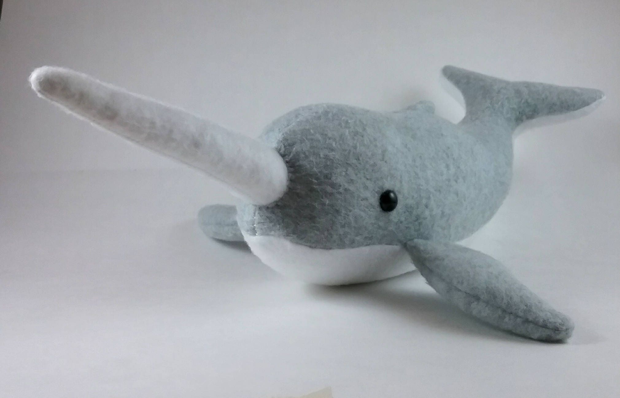 reversible narwhal plushie