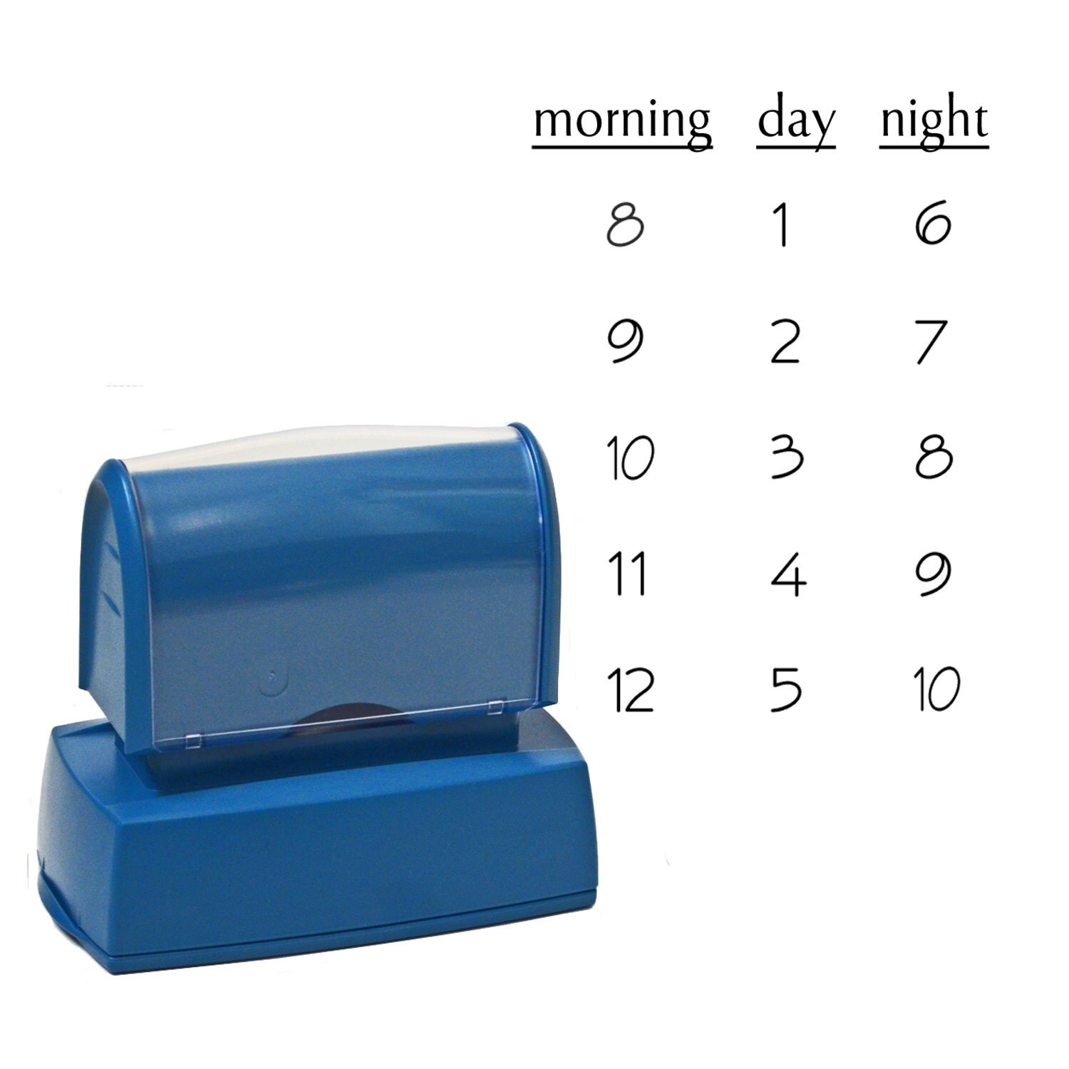 THREE Time Stamps that work for M/D/N in Erin Condren Life