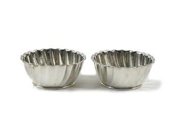 Vintage 1887 Sterling Master Salt Dishes Gorham Silver
