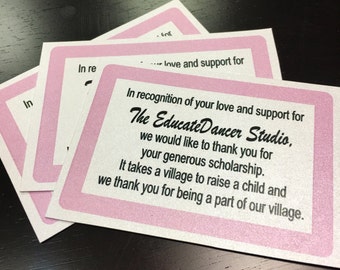 Donation card | Etsy