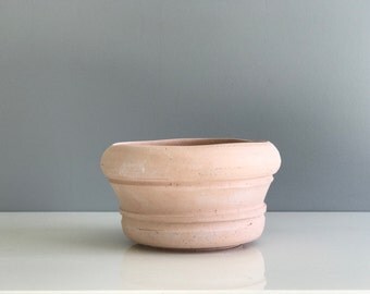 Handmade Blush Terra Cotta Planter / Pink Planter