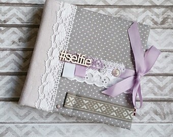 New, Small photo album, Polaroid album, InstaAlbum, Scrapbook album, Handmade album, Album