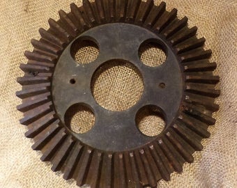 Metal Gear, Cog, or Sprocket, Rusty Factory Industrial Salvage