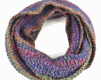 infinity scarf, crochet scarf, loop scarf, knit cowl, winter scarf, wool wrap. womens infinity scarf, wrap scarf, boho hipster scarf, mens