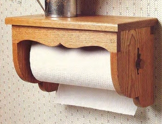 Paper Towel Holder Woodworking Plans from ...