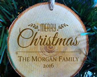 Personalized Custom Acrylic 3 Letter Monogram Christmas