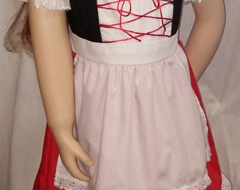 Size 6 Little Red Riding Hood Costume