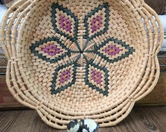 Woven Basket Wall Decor woven bowl | etsy Woven Basket Wall Decor woven bowl | etsy