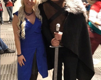 Ladies Marine blue tunic inspired by Daenerys Targaryen Cosplay