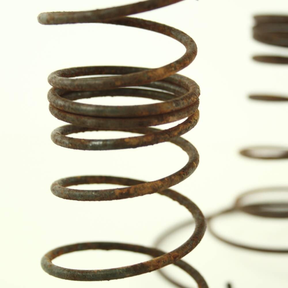 Rusty Bed Springs Tall Vintage Set of 4 Rusty Metal Wire Bed Springs