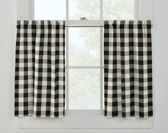 1 Unlined Rod Pocket or Flat Top Cafe Curtain......Made To Order.....Using YOUR Fabric.....French Country