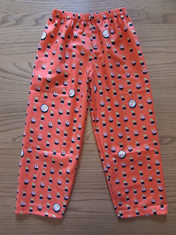 Family pajamas/Sushi pajamas/kids pajamas/women pajamas/mens pajamas/Sushi/cotton pajamas/his and her pajamas/father and son pajamas