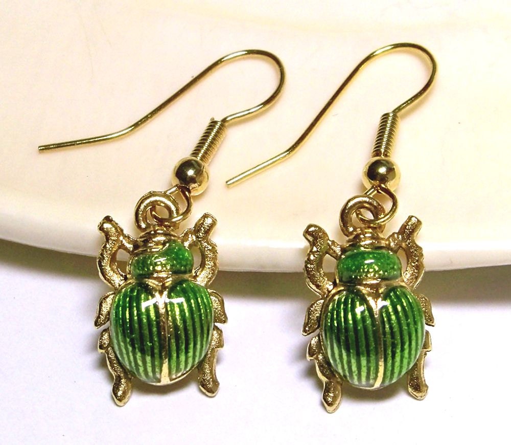 Bug Jewelry Bug Earrings Insect Dangle Earrings Insect
