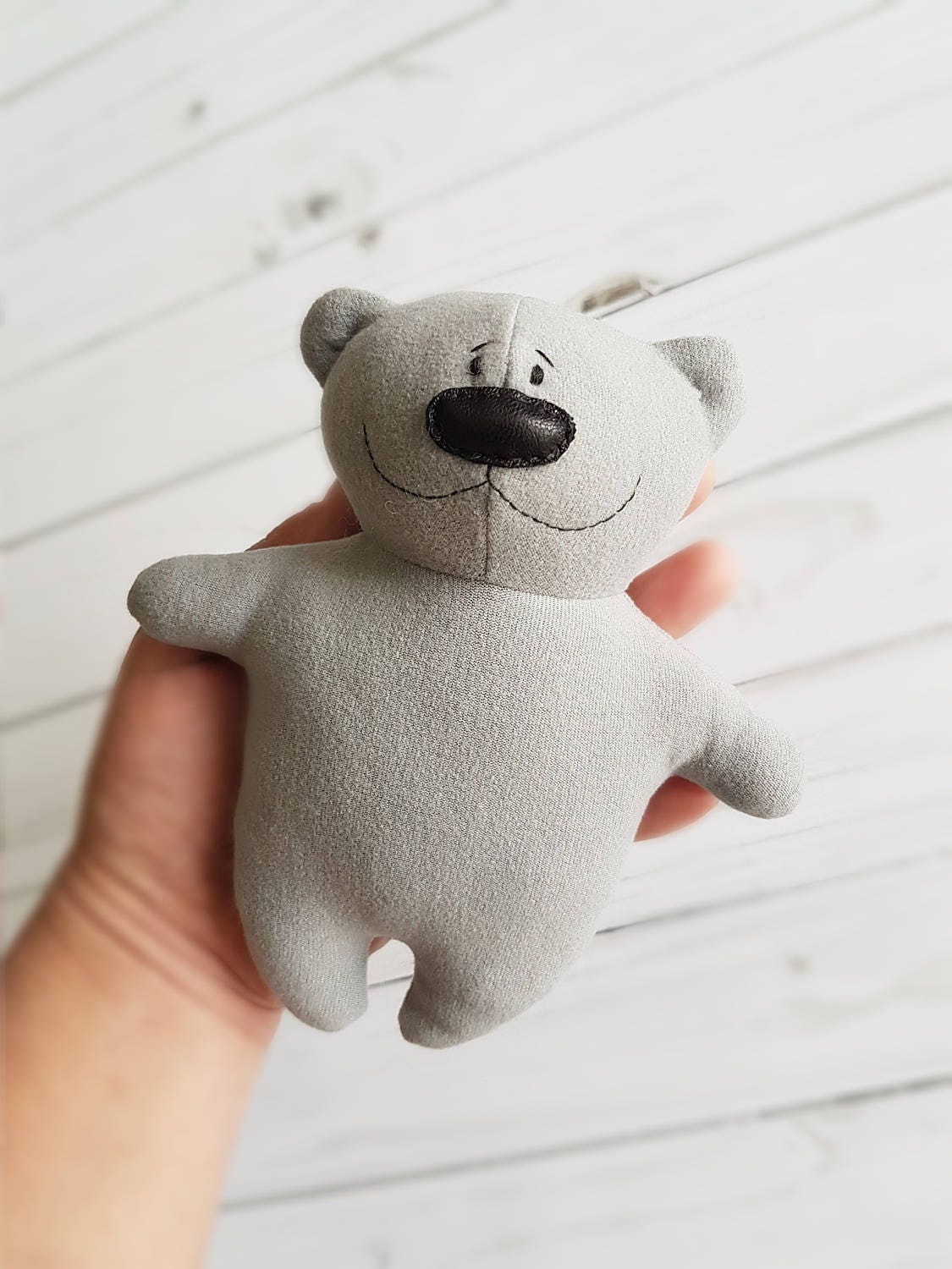 grey teddy bear