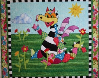 BJ Designs & Patterns Snapdragon Applique Quilt Pattern