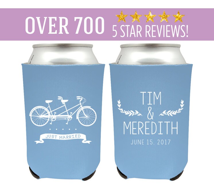 Just Married Can Coolers Vintage Just Married Can Cooler