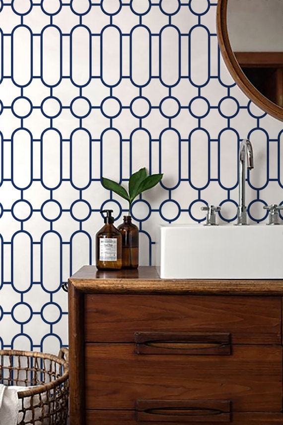 Self adhesive vinyl temporary removable wallpaper wall decal