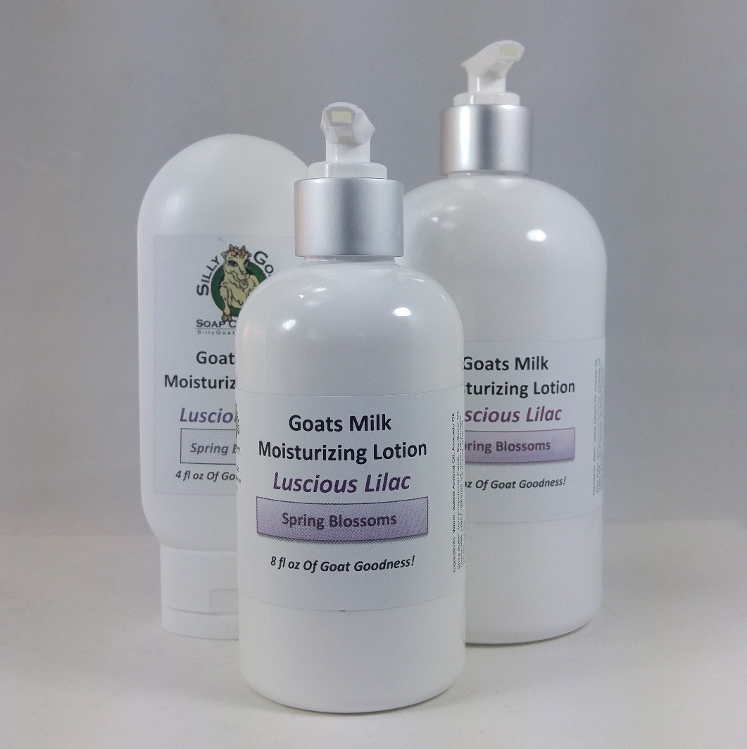 Lilac Lotion Body Lotion Lilac Scented Lotion Goat Milk