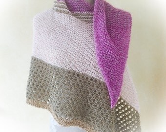 Knitted scarf "Summer evening"