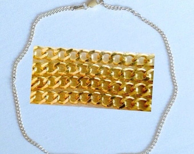 Storewide 25% Off SALE Beautiful Vintage 10k Yellow Gold ALI Designer Signed Bracelet Chain Featuring Elegant Petite Style Finish