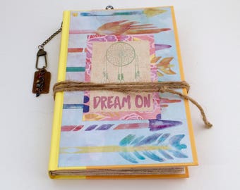 Repurposed Book, Boho Junk Journal, Unique Journals, Writing Diary, Mixed Pages Journal, Sister Birthday Gift, Memory Books, Travel Albums