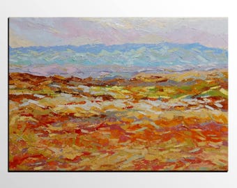 Abstract Landscape Painting, Abstract Painting, Canvas Art, Abstract Art, Original Painting, Oil Painting, Wall Art, Canvas Painting
