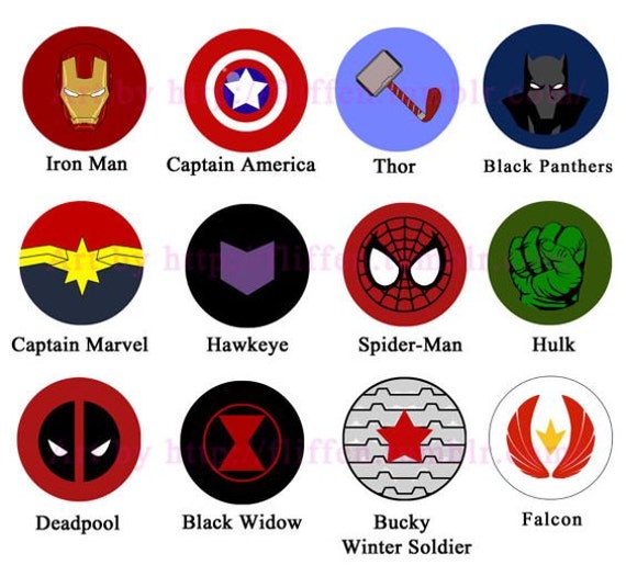 BOGO FREE! Superheroes Marvel logos comic characters Cross 
