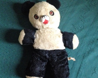 1960 panda teddy bear