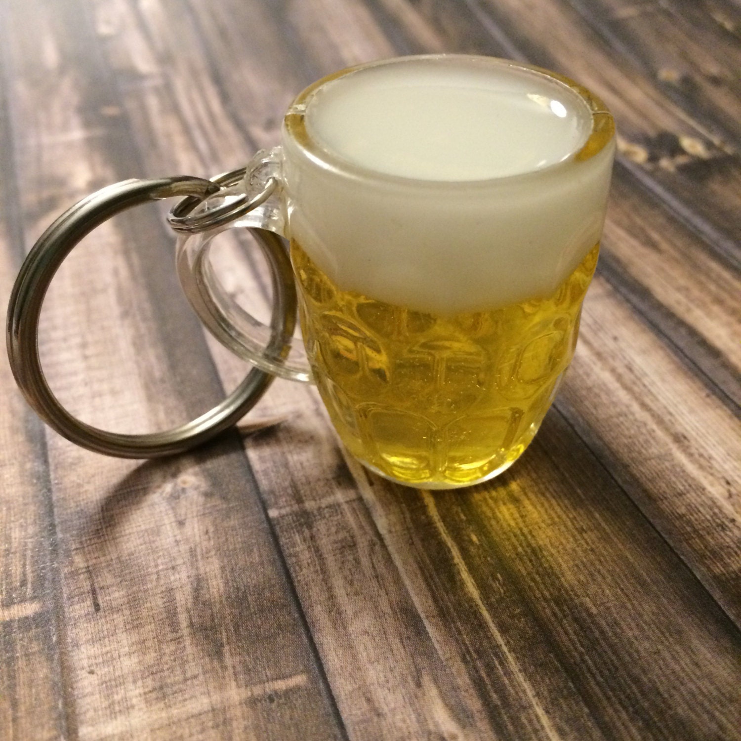 Zzz Beer Mug Keychain Large 3D Realistic Faux Beer