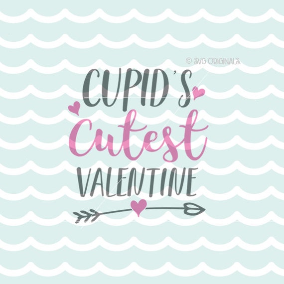 Download Cupid's Cutest Valentine SVG Cupid Baby SVG Vector File.