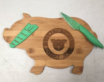 Pig cutting board | Etsy