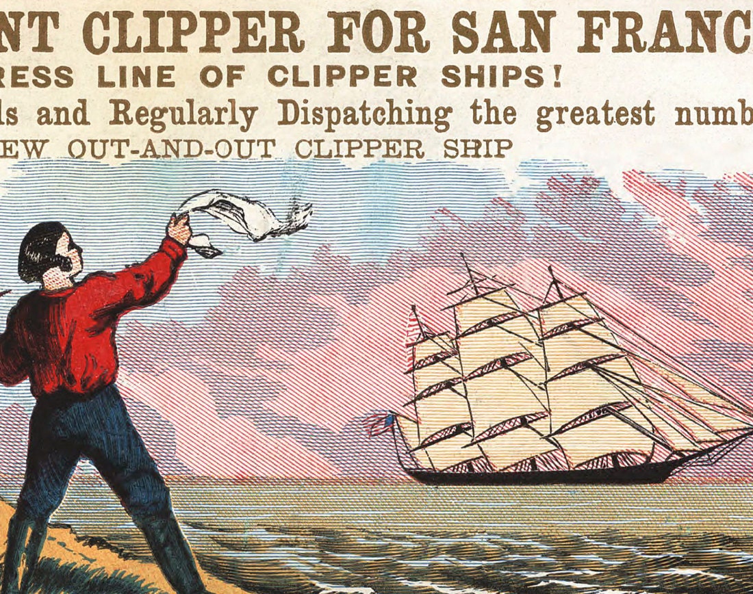 california gold rush ship travel
