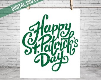 Happy St. Patrick's Day SVG Celtic Svg Cutting File Vinyl Cutting Decal Shamrock SVG file Silhouette Cameo Cut Files St Patricks Day Svg
