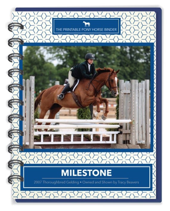 complete printable horse binder