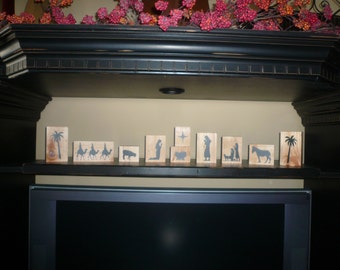 Nativity Scene Vinyl - for DIY 2x4 Wood Blocks