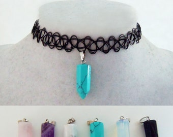 crystal jewelry necklace choker tattoo