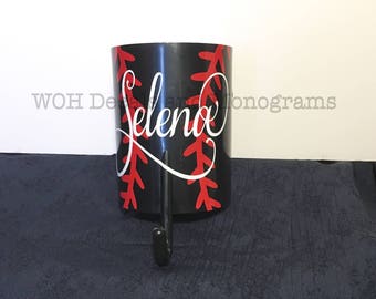 Dugout Organizer, Fence Cupholder, team sports, gifts, baseball organizer