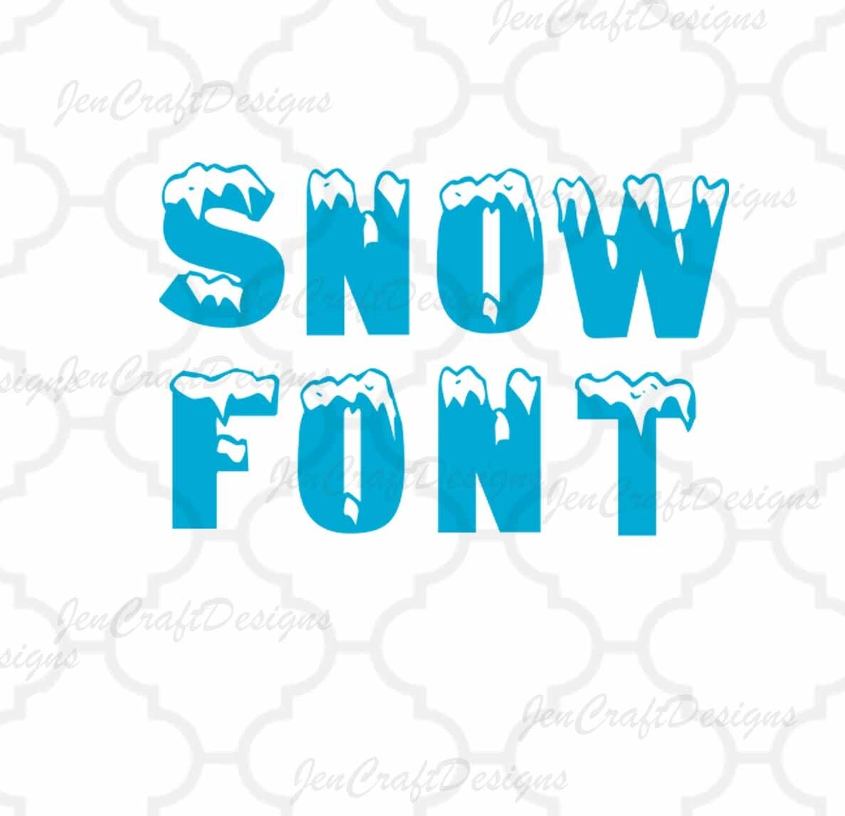 Download Snow Monogram SVG Font Alphabet, Svg Fonts, Cricut Fonts ...