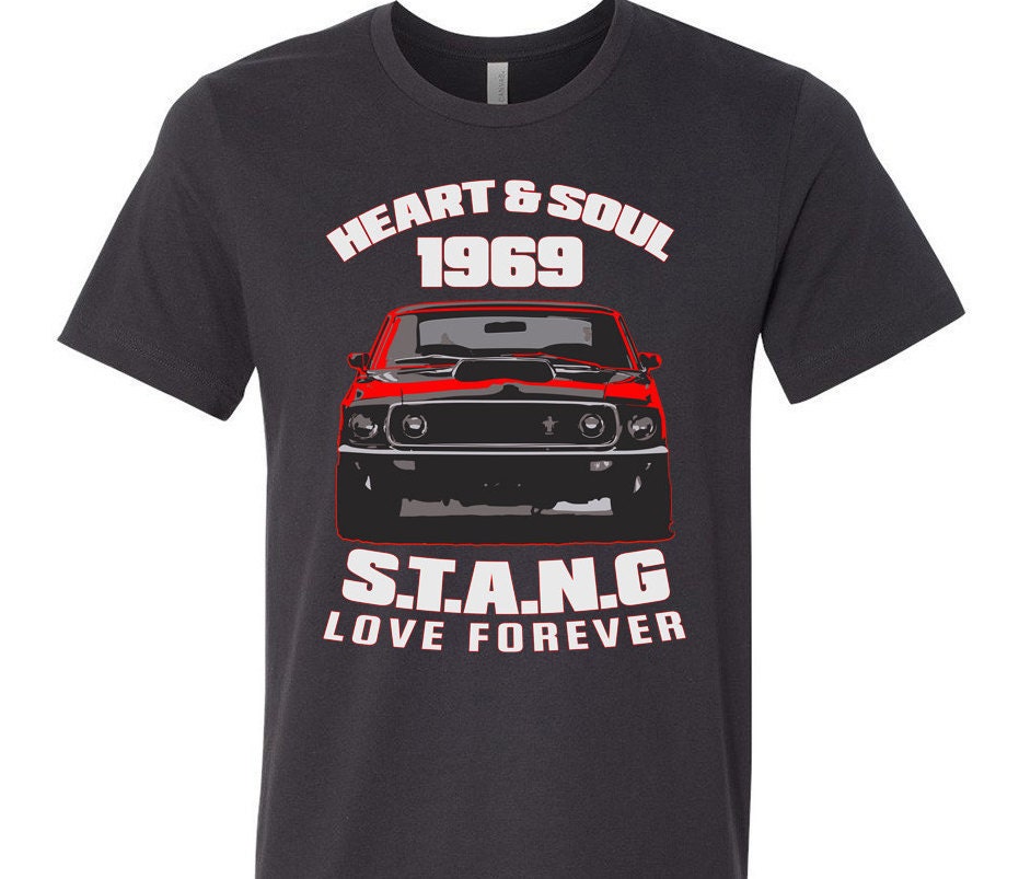 1969 mustang t shirt