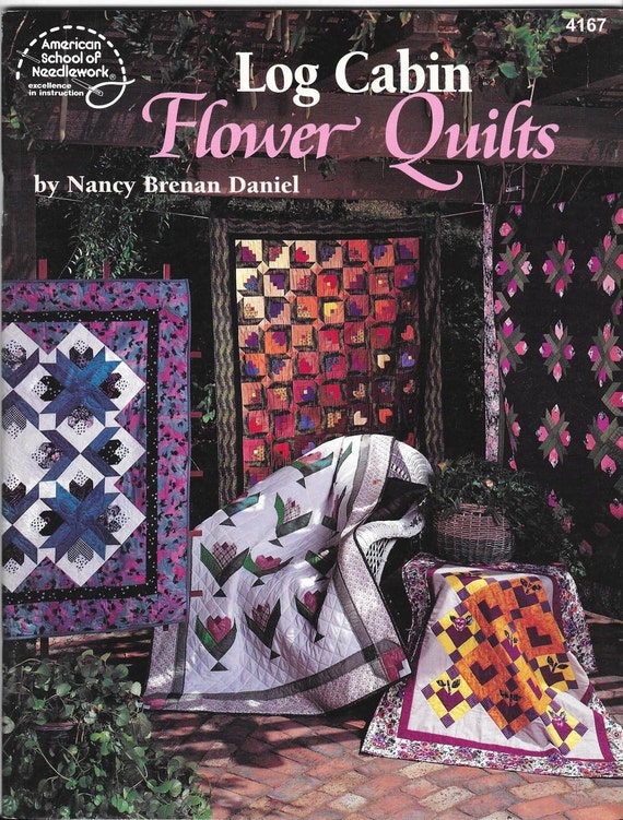 log-cabin-flower-quilts-4167-by-nancy-brenan-daniel-american-school-of-needlework-winner