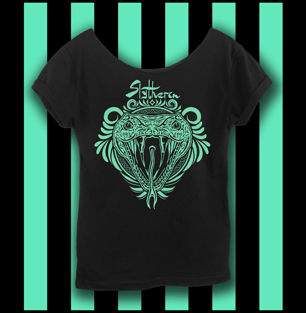 green slytherin shirt