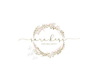 Rustic Logo, Premade Logo, Graphic Design, Business Logo, Logo Design, Photography Logo, Feminine Rustic