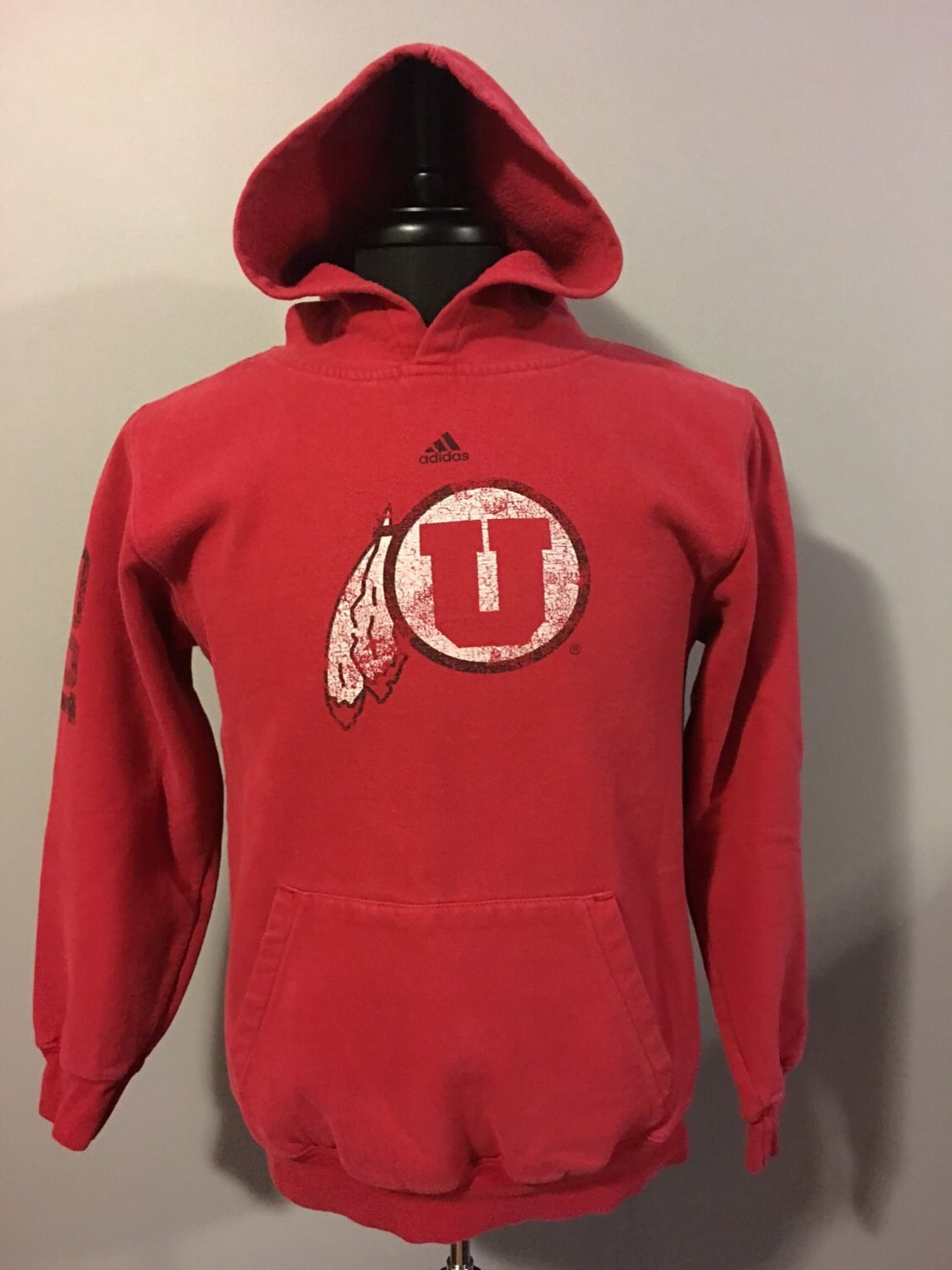 Vintage University of Utah Hooded Sweatshirt Size: Medium