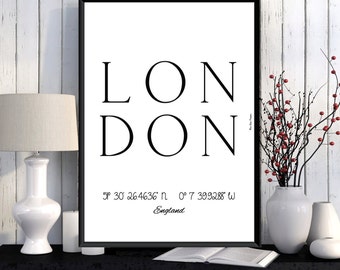 London Wall Art printable wall art london poster london city print london London Wall Art printable wall art london poster london city print london