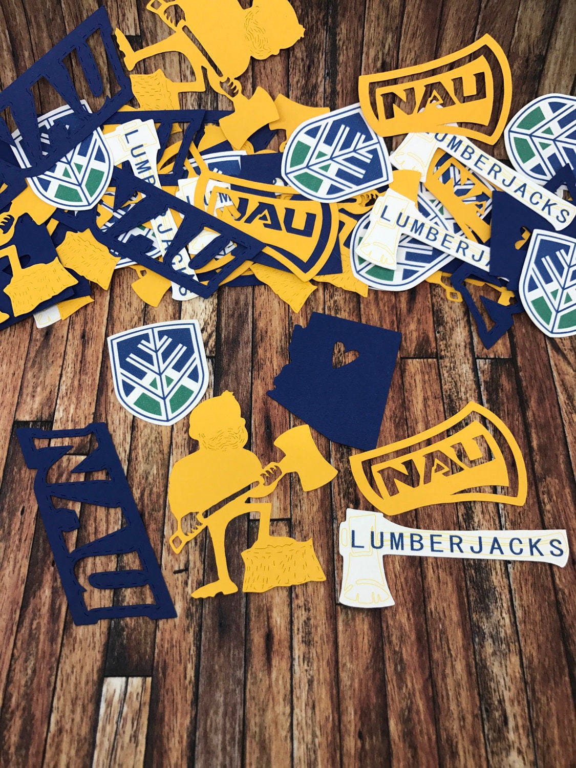 NAU/Lumberjacks Northern Arizona University Confetti