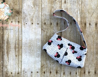 Toddler Purse - Little Girl Purse - Little Girl Tote - Little Girl Handbag - Little Girl's Dress Up - Minnie Mouse - Minnie Mouse Purse