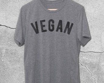 Vegan Shirt - Vegan Graphic Tee - Vegan T Shirt - Vegan Graphic Tees - T-shirts for Men & Women - Unisex Gray Tee - Vegan Life Shirts